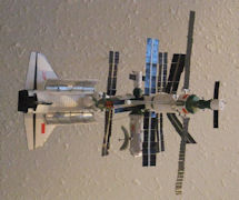 Buran docked to the Mir Space Station