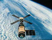 Skylab in orbit, February 8th, 1974