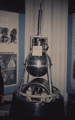 Sputnik 2 in Energia Museum, Russia (flightworth back-up spacecraft)