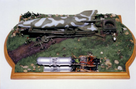 V-2 model diorama